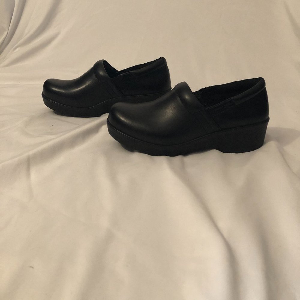 Black Platform Clogs